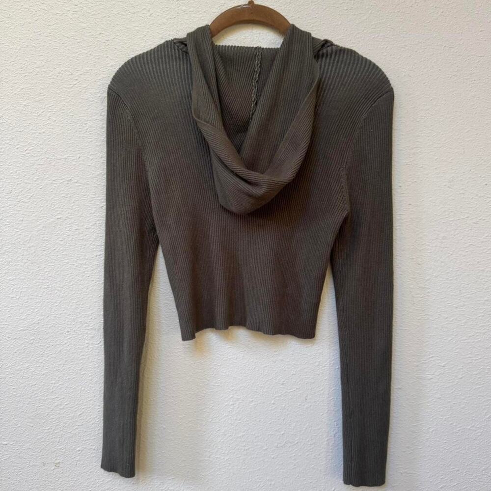 Olive green double zip ribbed - Picture 8 of 8